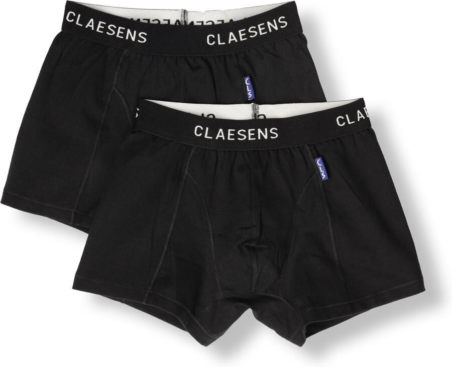 Claesen's boxershort set van 2 zwart wit Jongens Stretchkatoen Effen 140 146 - Foto 2