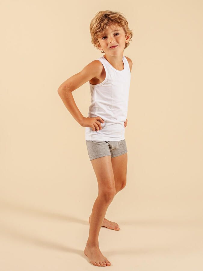 CLAESEN'S Jongens Ondergoed & Nachtkleding Boys Singlet Wit