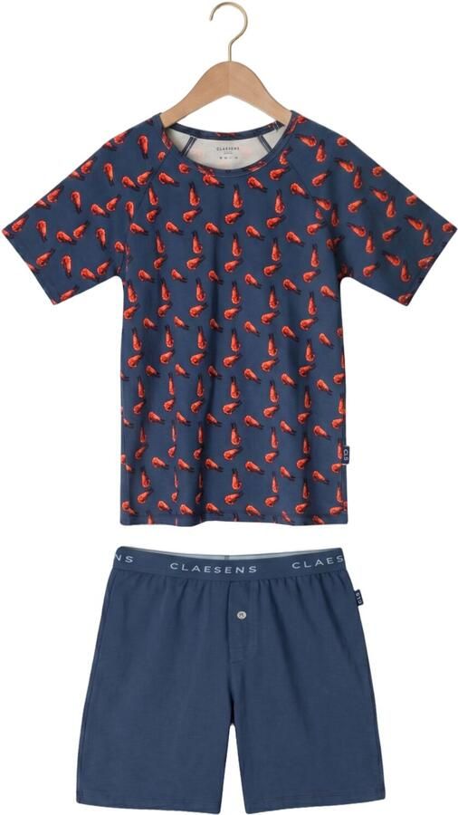 CLAESEN'S Jongens Ondergoed & Nachtkleding Pyjama Donkerblauw