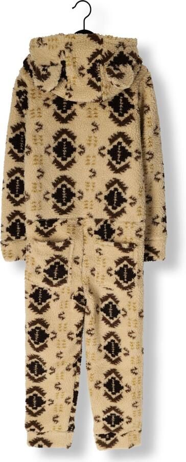 CLAESEN'S Jongens Ondergoed & Nachtkleding Teddy Onesie Creme - Foto 3