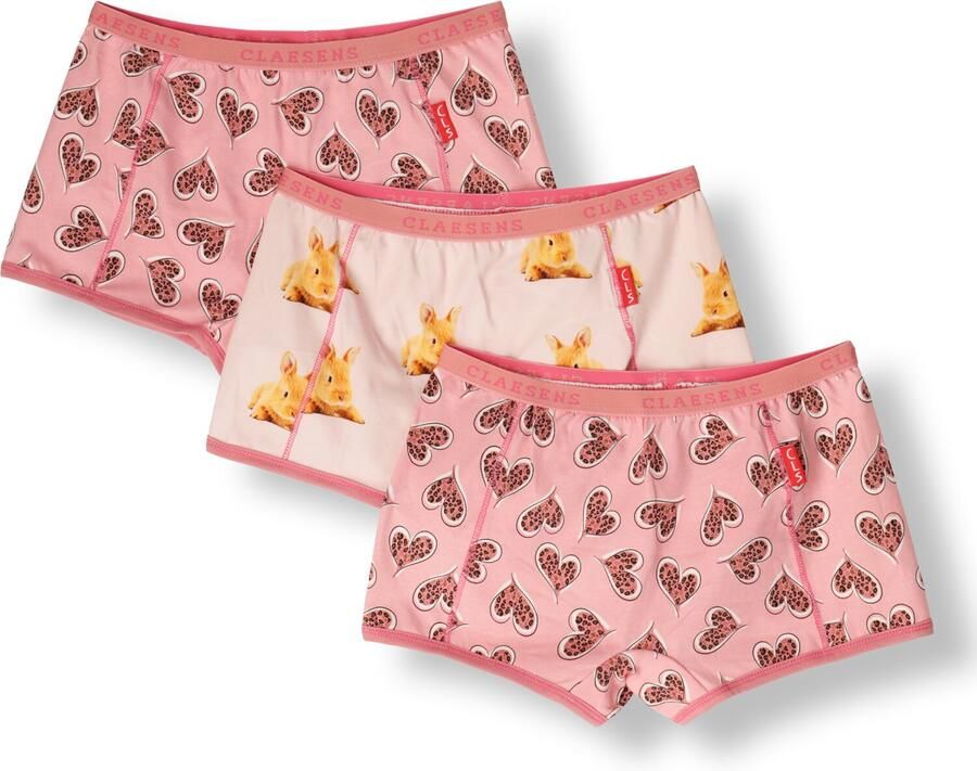 CLAESEN'S Meisjes Nachtkleding Boxer 3-pack Multi - Foto 2