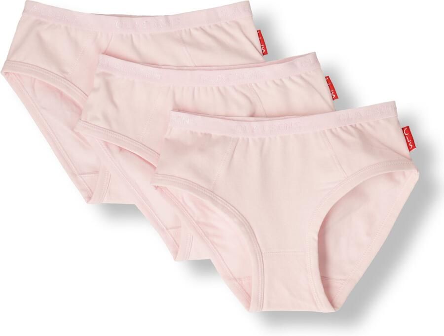 CLAESEN'S Meisjes Nachtkleding Girls 3-pack Brief Lichtroze - Foto 2