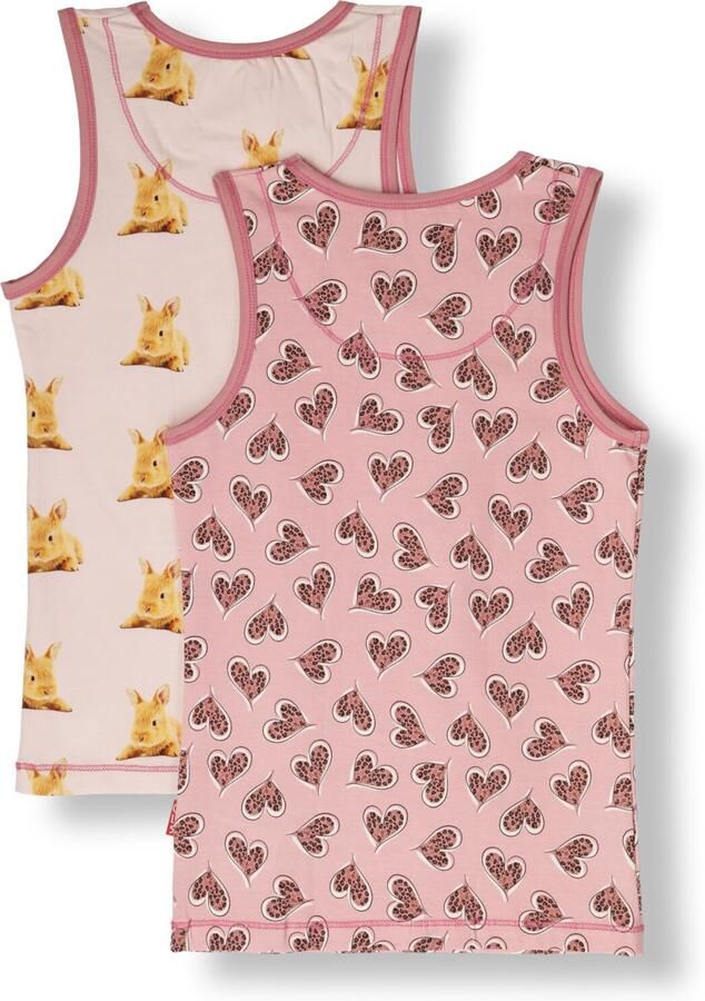 CLAESEN'S Meisjes Nachtkleding Singlet 2-pack Roze