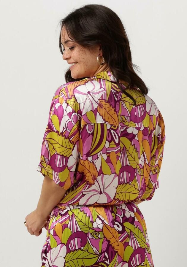 COLOURFUL REBEL Dames Blouses Celeste Floral Short Sleeve Blouse Multi - Foto 2