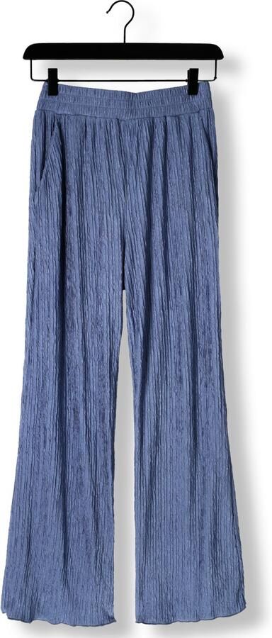 COLOURFUL REBEL Dames Broeken Melody Structure Straight Pants Blauw - Foto 3