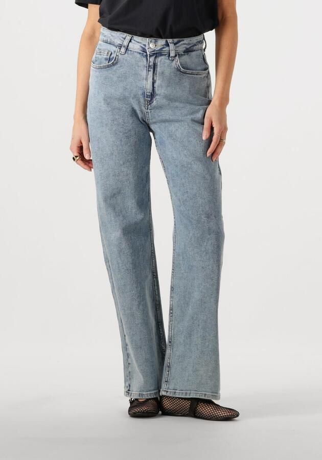COLOURFUL REBEL Dames Jeans Gaias High Rise Wide Leg Denim Pants Blauw - Foto 4