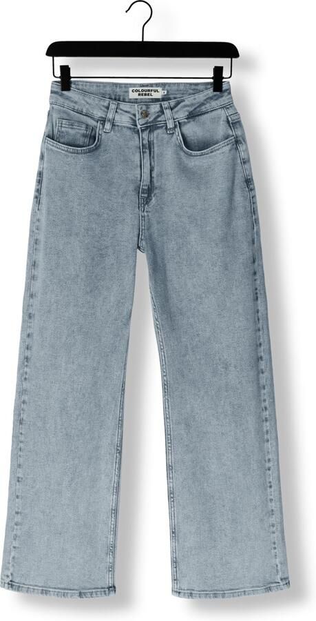 COLOURFUL REBEL Dames Jeans Gaias High Rise Wide Leg Denim Pants Blauw - Foto 3
