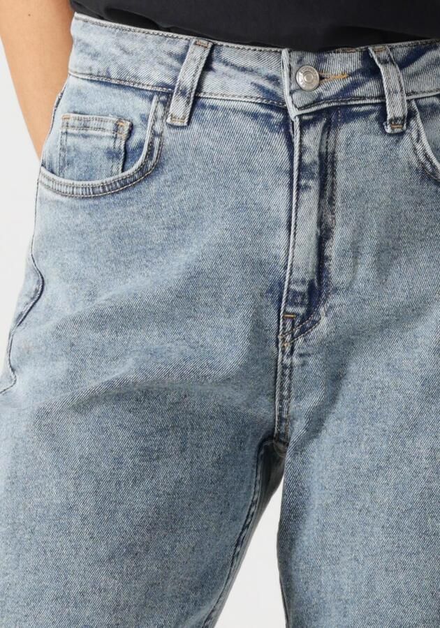 COLOURFUL REBEL Dames Jeans Gaias High Rise Wide Leg Denim Pants Blauw