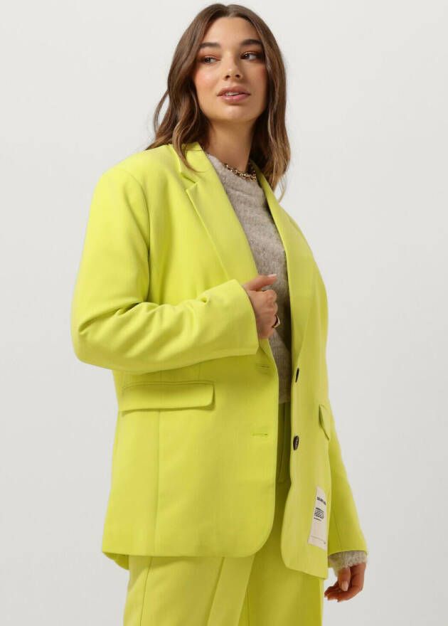 COLOURFUL REBEL Dames Blazers Gemma Single Breasted Oversized Blazer Lime