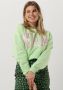 Colourful Rebel sweater Miami Patch Cropped Sweat met tekst limegroen - Thumbnail 1