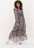 Colourful Rebel semi transparante maxi A lijn jurk Penny met paisleyprint en ruches multi online kopen