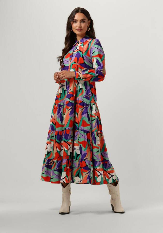 Colourful Rebel gebloemde maxi jurk Vianne Big Flower Maxi Dress multi