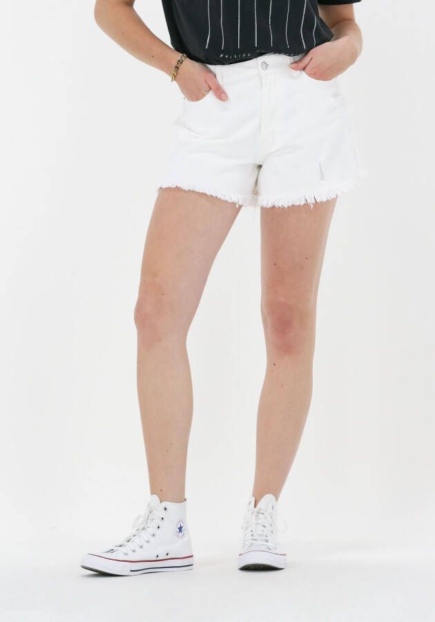 Colourful rebel Witte Shorts Polly Ripped Denim Short