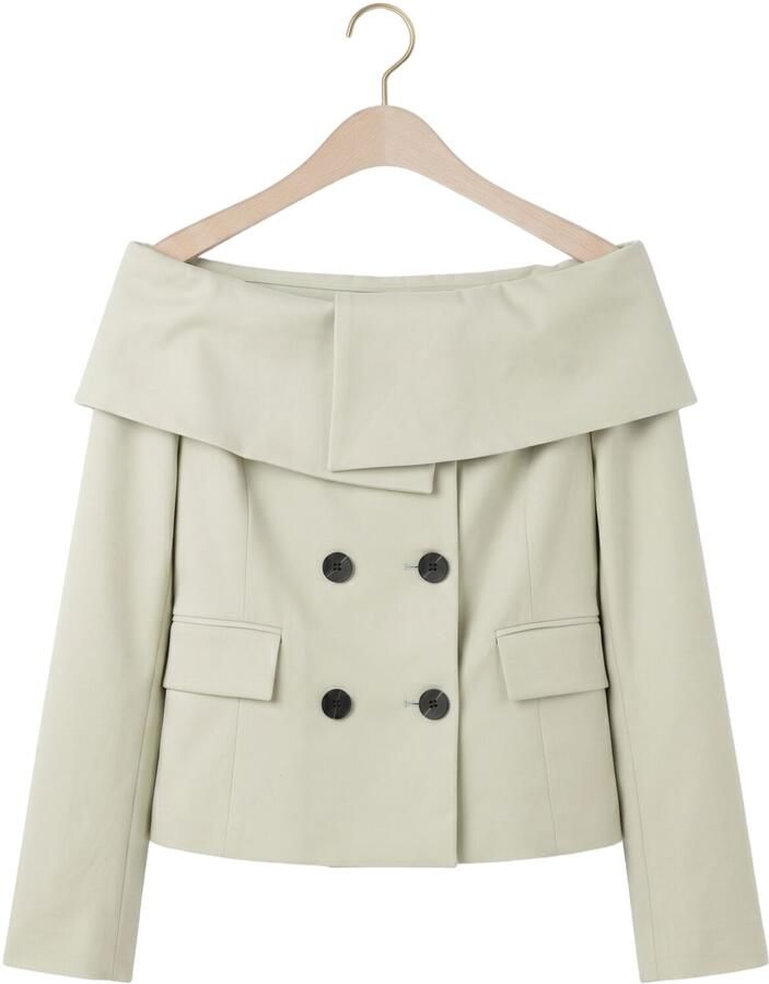 COPENHAGEN MUSE Dames Blazers Cmivanna-waistcoat Groen - Foto 2