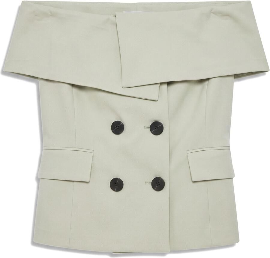 COPENHAGEN MUSE Dames Blazers Cmivanna-waistcoat Groen - Foto 2