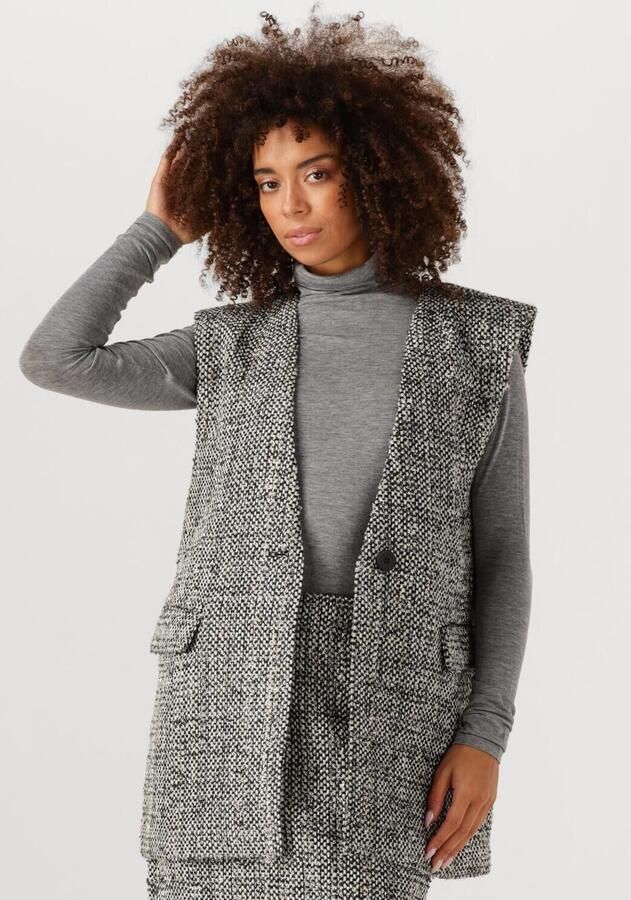 COPENHAGEN MUSE Dames Blazers Cmrubi-waistcoat Grijs - Foto 4