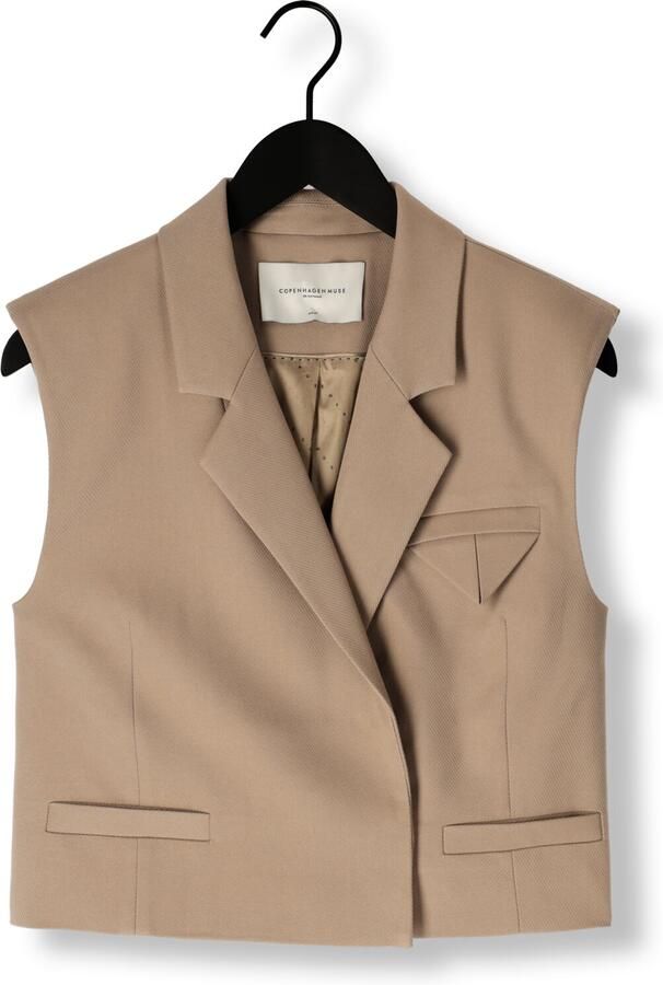COPENHAGEN MUSE Dames Blazers Cmtailor-short Waiscoat Camel - Foto 2