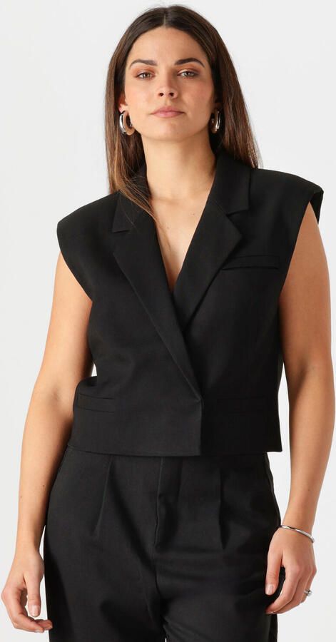 Copenhagen Muse Zwarte vest voor stijlvolle vrouwen Black Dames