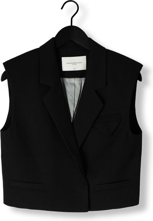 Copenhagen Muse Zwarte vest voor stijlvolle vrouwen Black Dames - Foto 3
