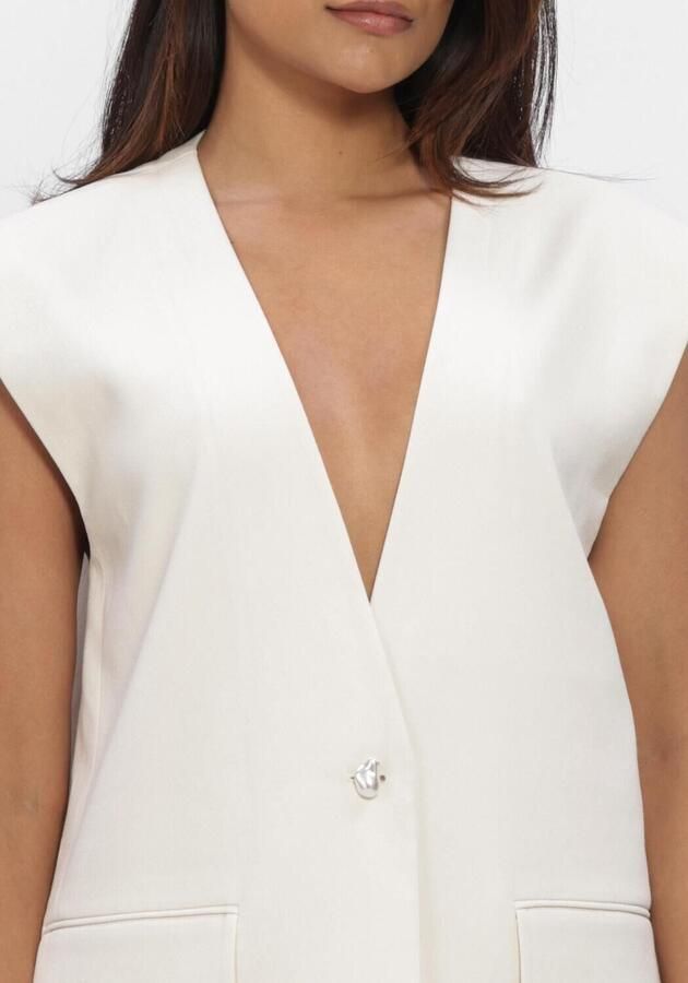 COPENHAGEN MUSE Dames Blazers Cmtailor-waistcoat Creme - Foto 3