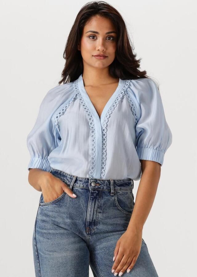COPENHAGEN MUSE Dames Blouses Cm Molly Shirt Lichtblauw - Foto 4