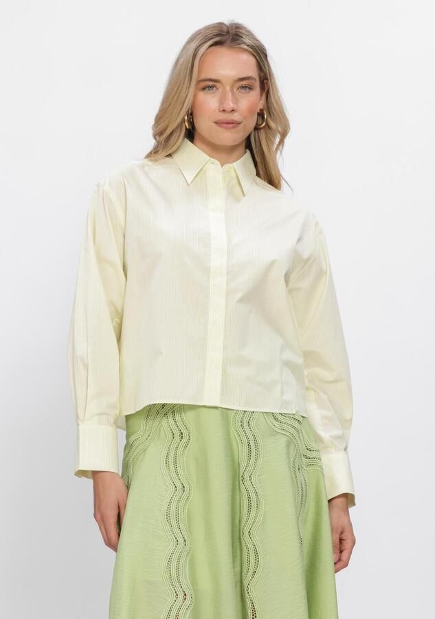 Copenhagen Muse Boxy fit blouse met blinde knoopsluiting model 'BLAIRE'