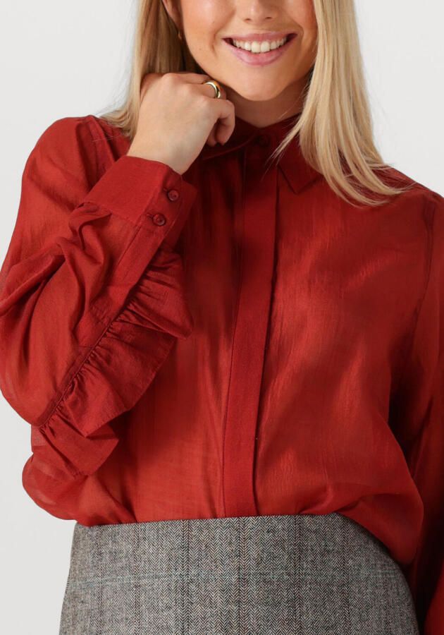 COPENHAGEN MUSE Dames Blouses Cmbluebell-shirt Rood - Foto 2