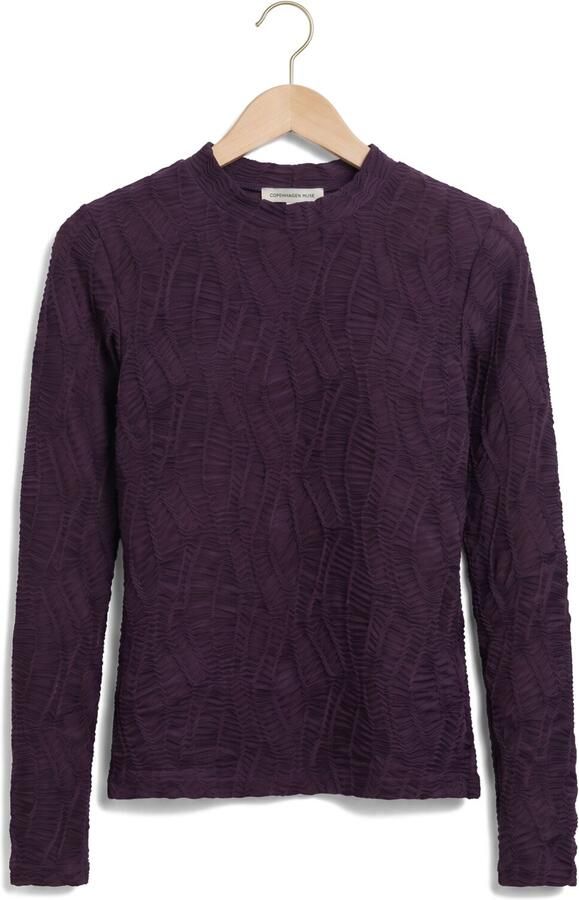 COPENHAGEN MUSE Dames Blouses Cmjeri-blouse Paars - Foto 4