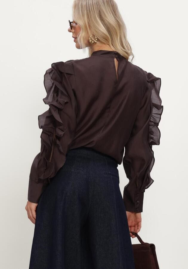 COPENHAGEN MUSE Dames Blouses Cmmolly-blouse Bruin - Foto 2