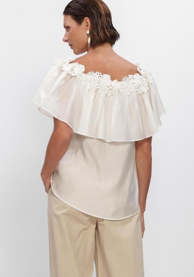 COPENHAGEN MUSE Dames Blouses Cmmolly-blouse Ecru - Foto 3