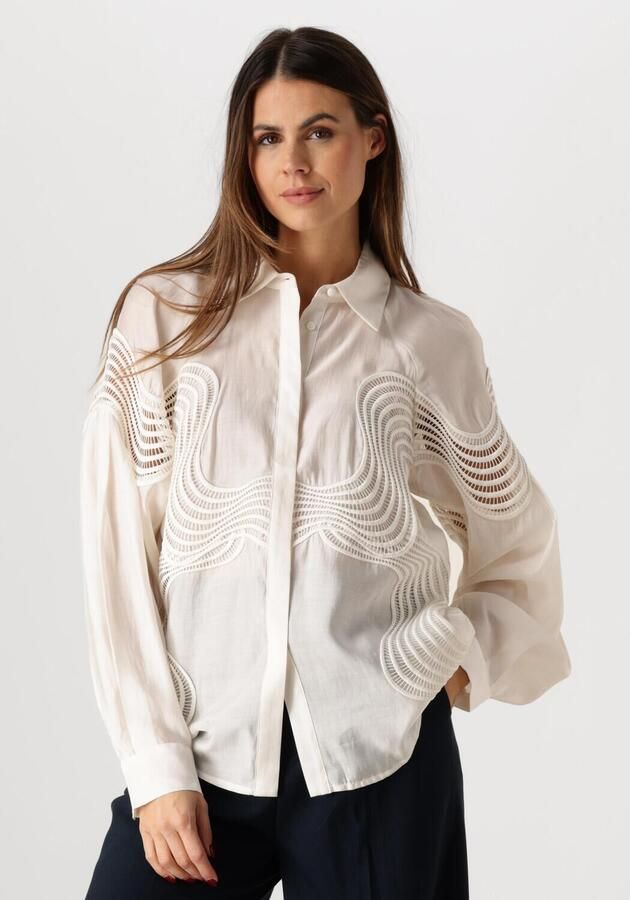 Copenhagen Muse Regular fit blouse met structuurmotief model 'MOLLY'