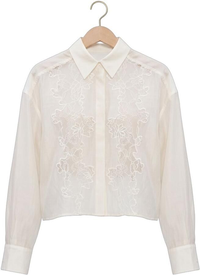 COPENHAGEN MUSE Dames Blouses Cmmolly-shirt 207856 Gebroken Wit - Foto 2