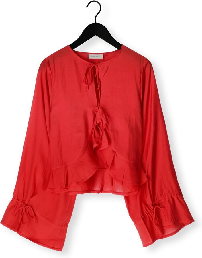 COPENHAGEN MUSE Dames Blouses Cmmolly-shirt 5 Rood - Foto 2