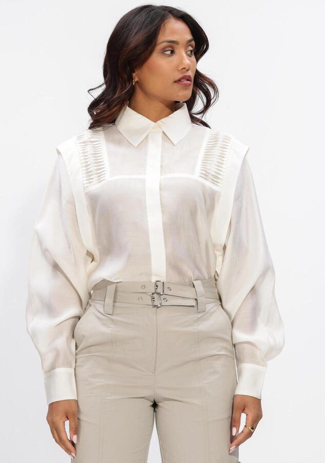 COPENHAGEN MUSE Dames Blouses Cmmolly-shirt 9 Gebroken Wit