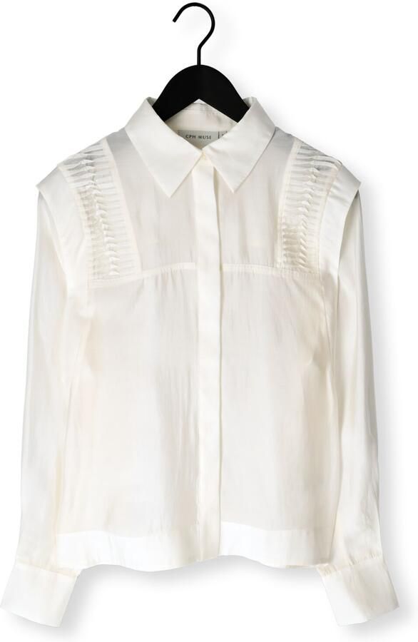 COPENHAGEN MUSE Dames Blouses Cmmolly-shirt 9 Gebroken Wit - Foto 4