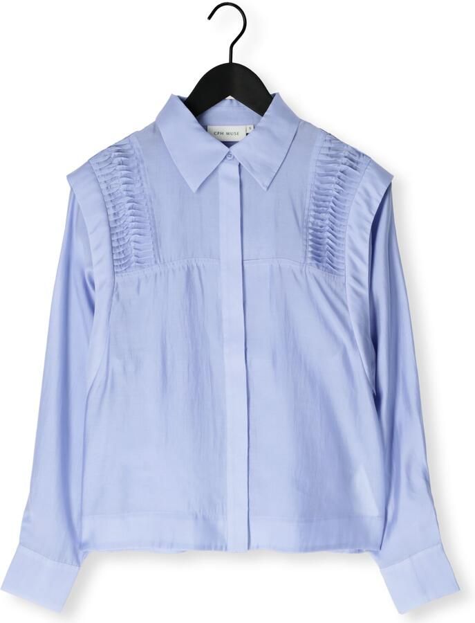 Cph Muse Regular fit blouse met verborgen knoopsluiting model 'MOLLY' - Foto 2