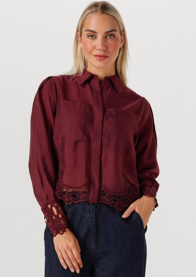 COPENHAGEN MUSE Dames Blouses Cmmolly-shirt Bordeaux - Foto 4