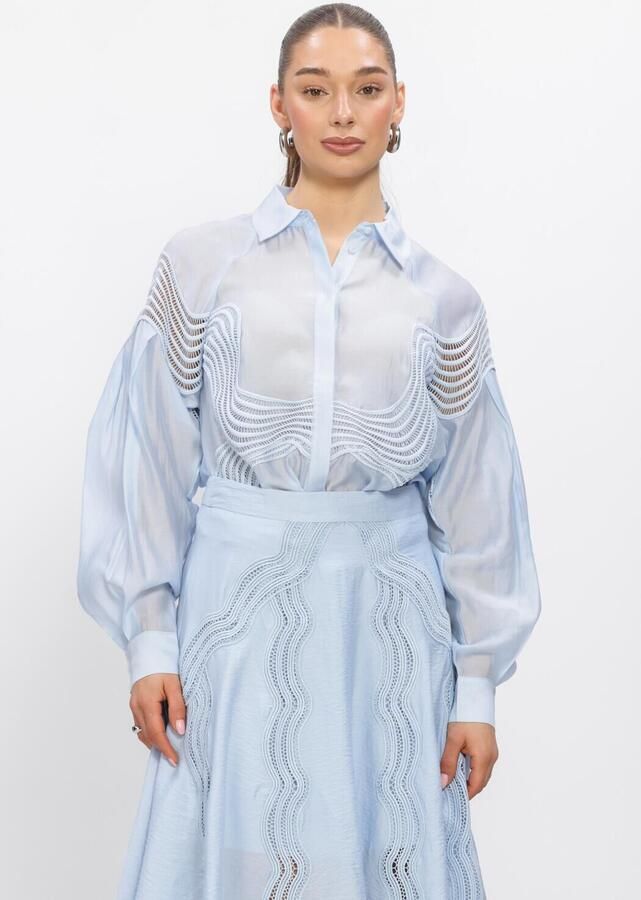 COPENHAGEN MUSE Dames Blouses Cmmolly-shirt Lichtblauw