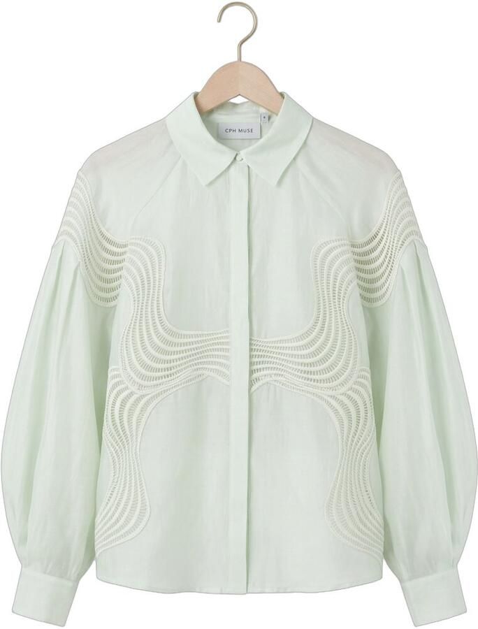 COPENHAGEN MUSE Dames Blouses Cmmolly-shirt Mint - Foto 2