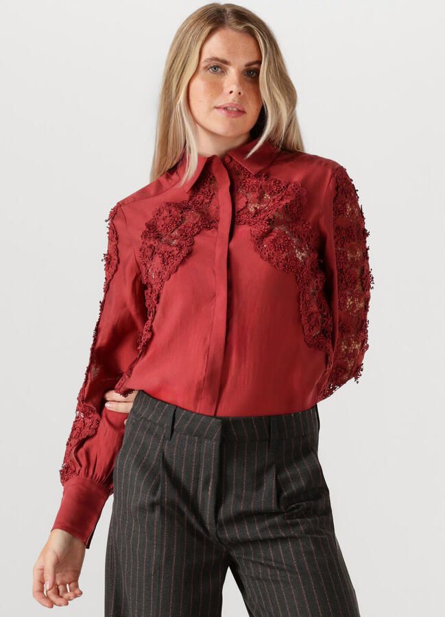 COPENHAGEN MUSE Dames Blouses Cmmolly-shirt Rood - Foto 4