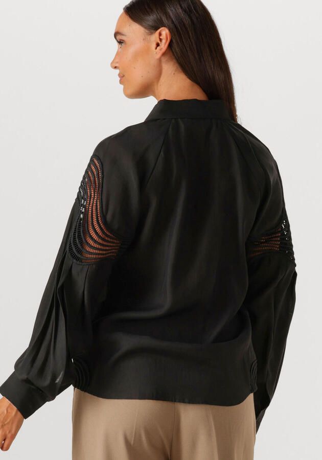 Copenhagen Muse Relaxed fit blouse met platte kraag model 'MOLLY' - Foto 3