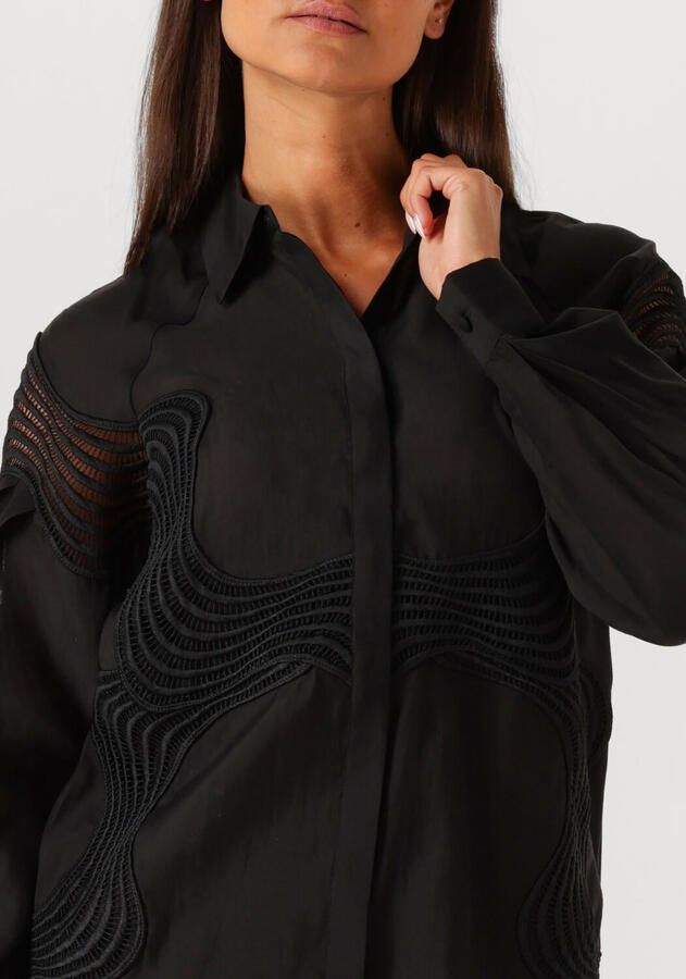 Copenhagen Muse Relaxed fit blouse met platte kraag model 'MOLLY' - Foto 2