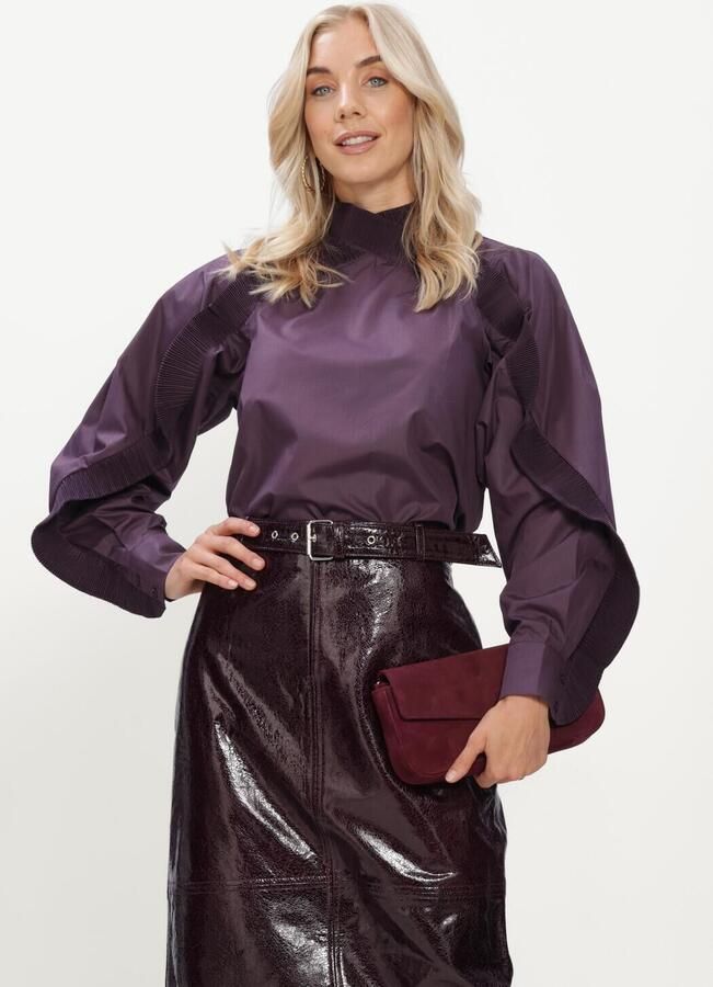 COPENHAGEN MUSE Dames Blouses Cmpleat-blouse Paars