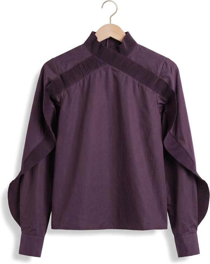 COPENHAGEN MUSE Dames Blouses Cmpleat-blouse Paars - Foto 2