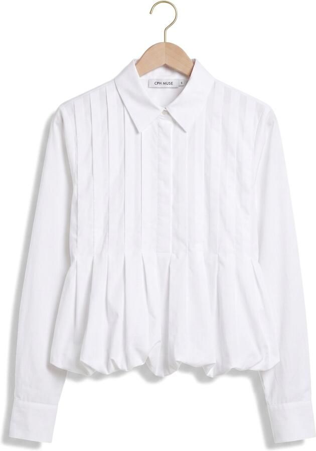COPENHAGEN MUSE Dames Blouses Cmpleat-shirt Wit - Foto 2