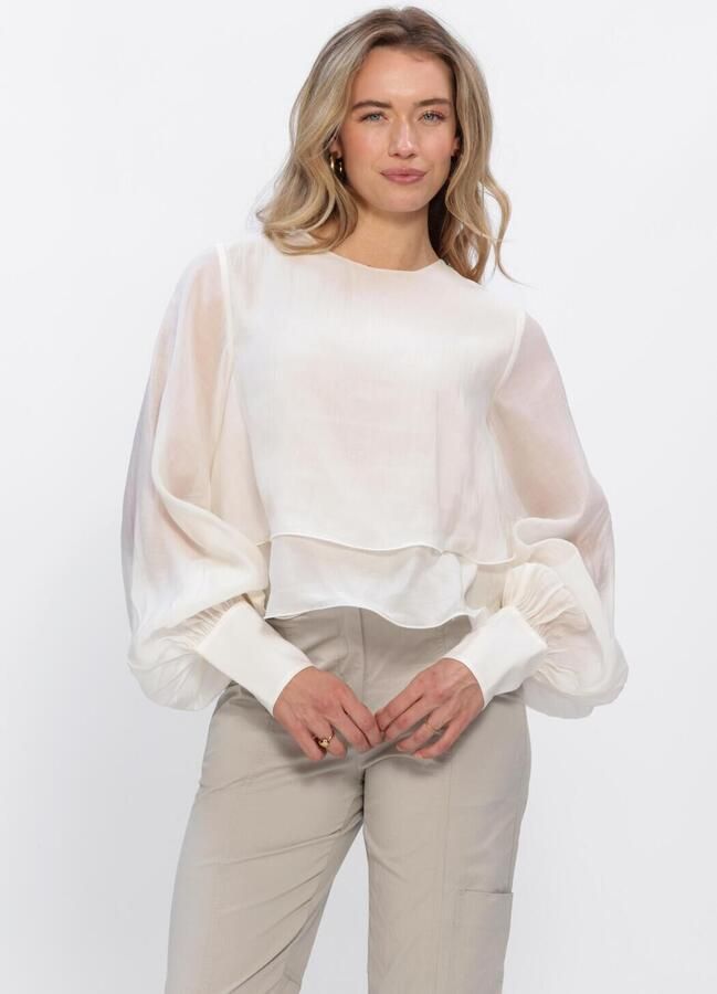 COPENHAGEN MUSE Dames Blouses Cmtilly-blouse Gebroken Wit