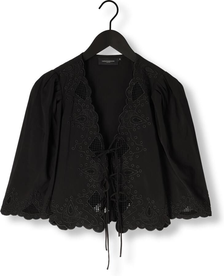 Copenhagen Muse Madelyn Blouse met lange mouwen Black Dames