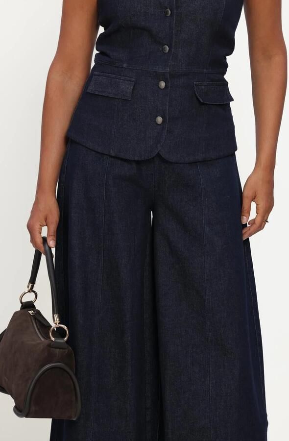 COPENHAGEN MUSE Dames Broeken Cmannais-pants Donkerblauw - Foto 3