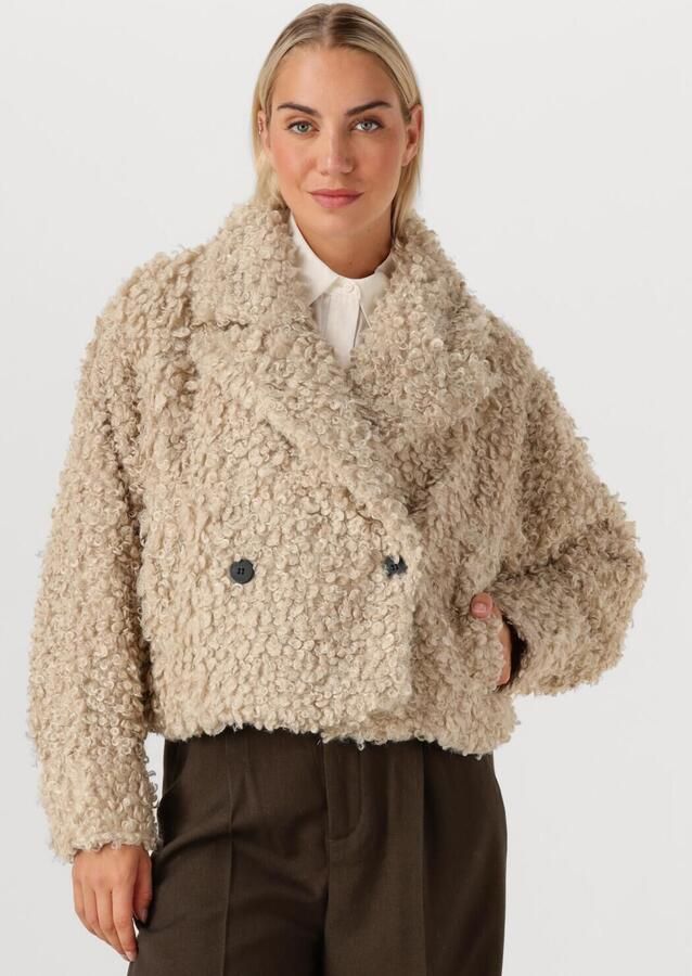 COPENHAGEN MUSE Dames Jassen Cmcurly-jacket Beige - Foto 4