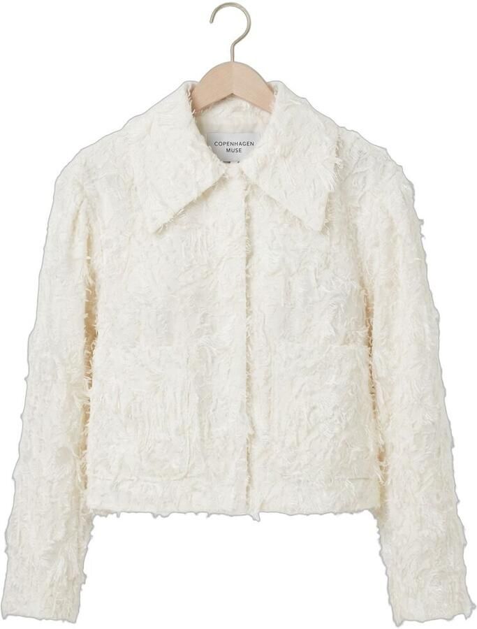 COPENHAGEN MUSE Dames Jassen Cmjany-jacket Gebroken Wit - Foto 2